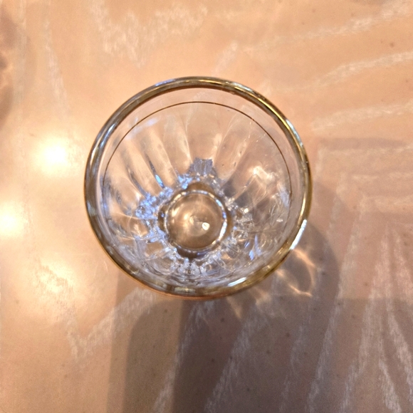 Vintage Gold Band 5-Piece Stemware Wine Glasses & 4-Piece Shot Glasses - Picture 14 of 16